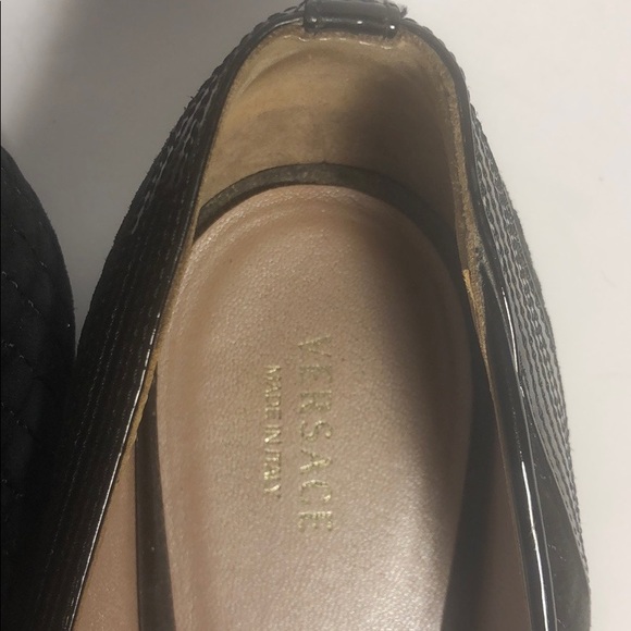 Versace flat ballerina